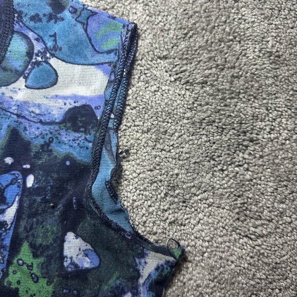 Vintage JPG Jean Paul Gaultier Mesh Bacteria SS 2001 Top Womens M Medium Tank - Picture 10 of 15